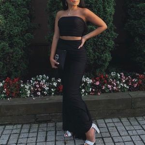 La femme Strapless Two-Piece Trumpet Gown size 4